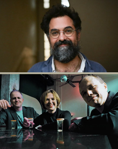 שלישיית עתר והפילוסוף גרמי פוגל בפסטיבל ספרות מוזיקלית 2026 - צילום טל גליק