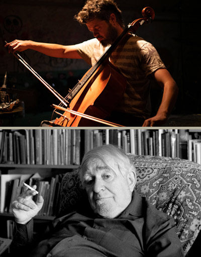 תום קליין, אסף שחורי ונתן זך בקולו המוקלט במופע מחווה לנתן זך